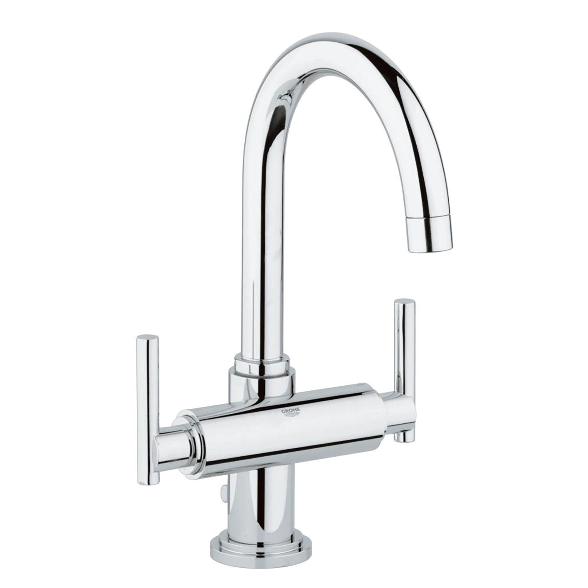 2-Handle Single-Hole High-Arc Bathroom Faucet - 1.5 GPM